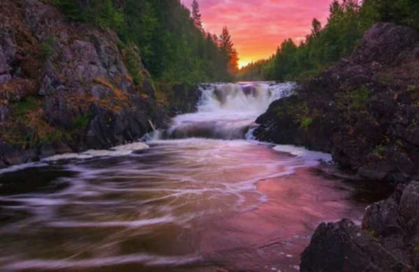 Водопады Карелии. Где на карте, фото, описание